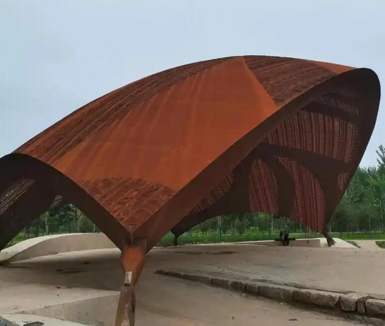 娄星耐候钢幕墙案例